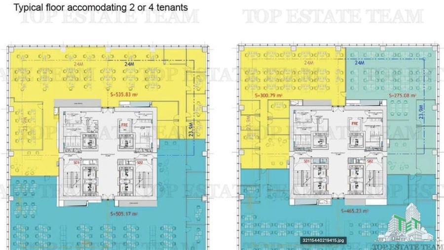 Spatiu de Birouri de 600 mp in One Tower Zona Floreasca