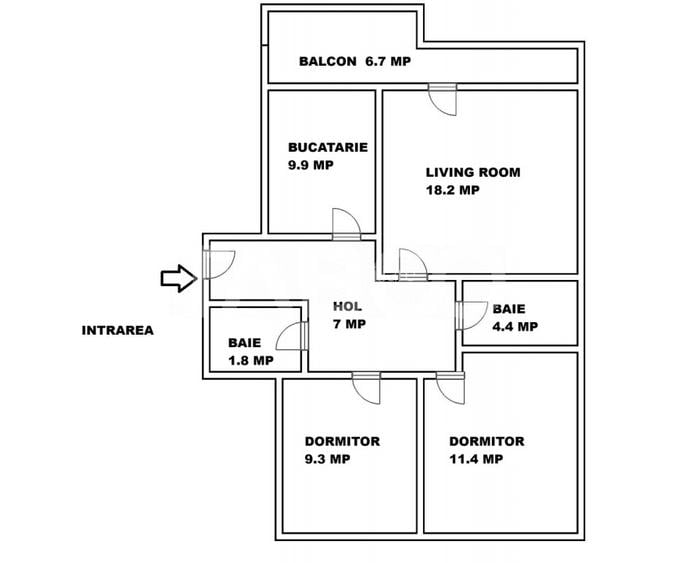 Apartament etaj 1 de vanzare 3 camere 2 bai balcon pivnita Cisnadie - 1