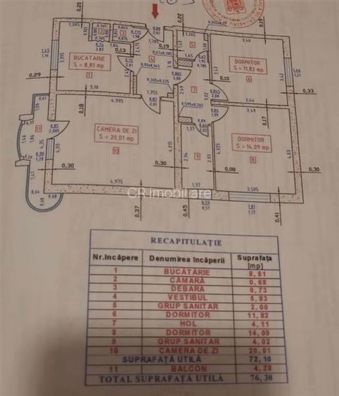 Apartament 3 camere Mall Vitan Hol H - 8