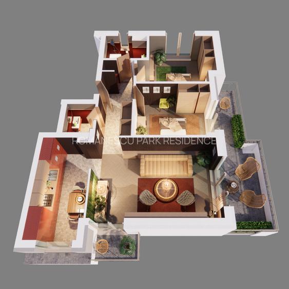 Apartament 3 camere Parcul Romanescu - 2