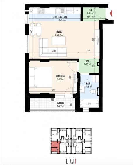 Apartamente cu 2 ,zona Bragadiru Str.Safirului 191D - 4