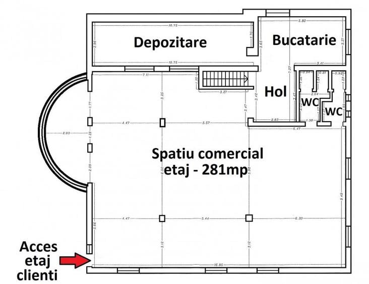 Ovidiu–Centru–Spatiu 565mp util-Teren 411mp pe colt - 24