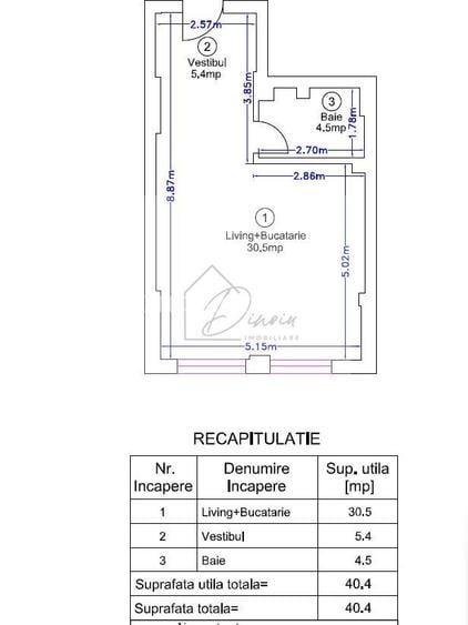 OCAZIE I Studio Ivory Residence Pipera I Rond OMV I mutare imediata - 2