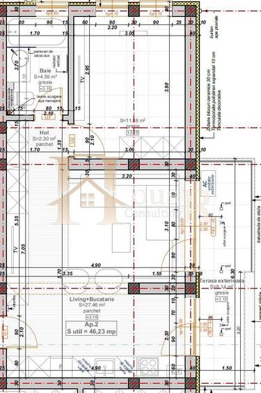 Etajul 1. Balcon spatios. Apartament finalizat ! - 10