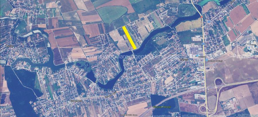 Teren  17850 mp-33 metri deschidere spre  lac – Balotesti(Corbeanca) - 2
