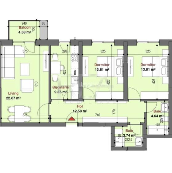 3 camere, 7/11, 85,38mp, 2 locuri parcare-Exigent Plaza-Faza 5 - 8