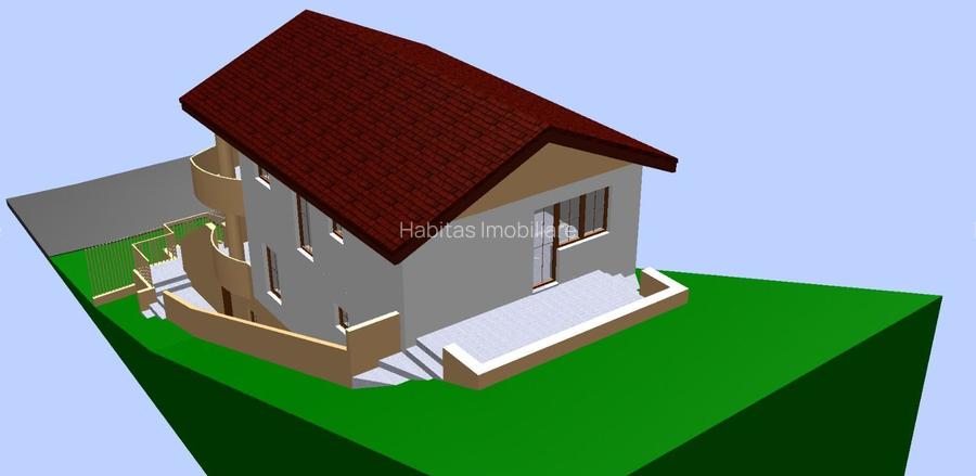 Casa individuala cu terasa,panorama spre lac, garaj, teren 300mp - 3