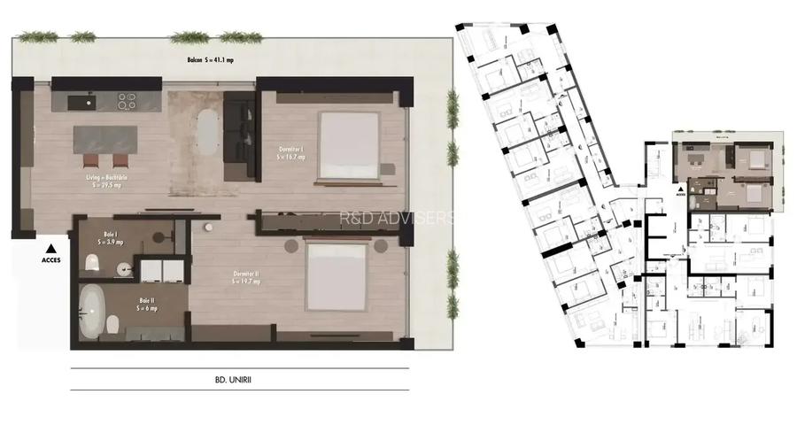 Apartament de Lux - 3 camere Unirii cu finisaje PREMIUM - 6