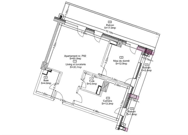 Apartament 3 camere | Terase generoase | 0% comision | Wings - 1