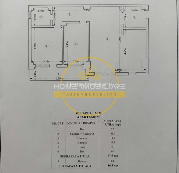 Apartament 3 camere, etaj 3/5 86mp // Valea Lupului - Rond Era - 8