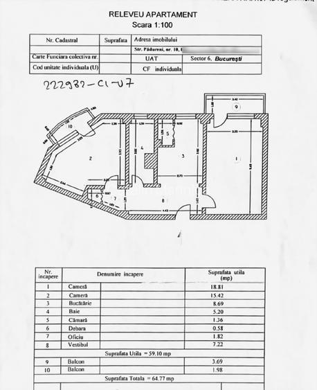 Proprietar Apartament 2 camere decomandat - 16