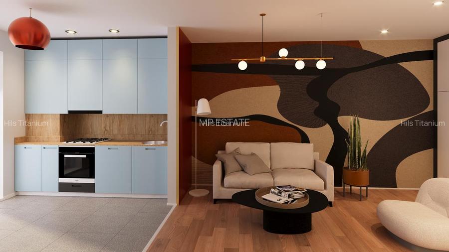 Apartament 2 camere 2 B-52,23 mp / Hils Titanium / Metrou Nicolae Teclcu - 6