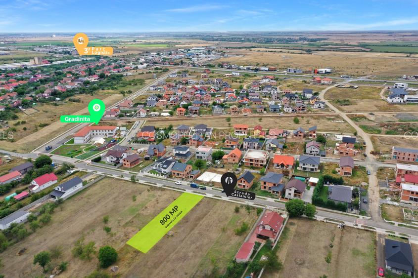 Teren Intravilan | 800 MP | Toate Utilitatile | Cartierul Primaverii | Comision - 4