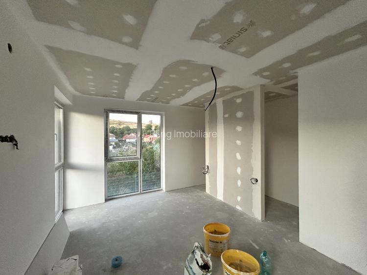 Duplex semifinisat Chinteni 120mp utili in ansamblu privat de case  - 12