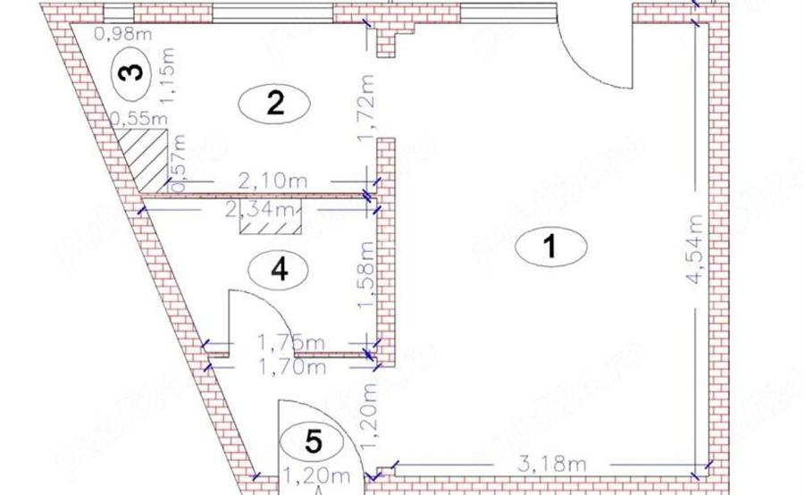 Apartament 1 camera, 28 mp, Grigorescu!!!!! - 5