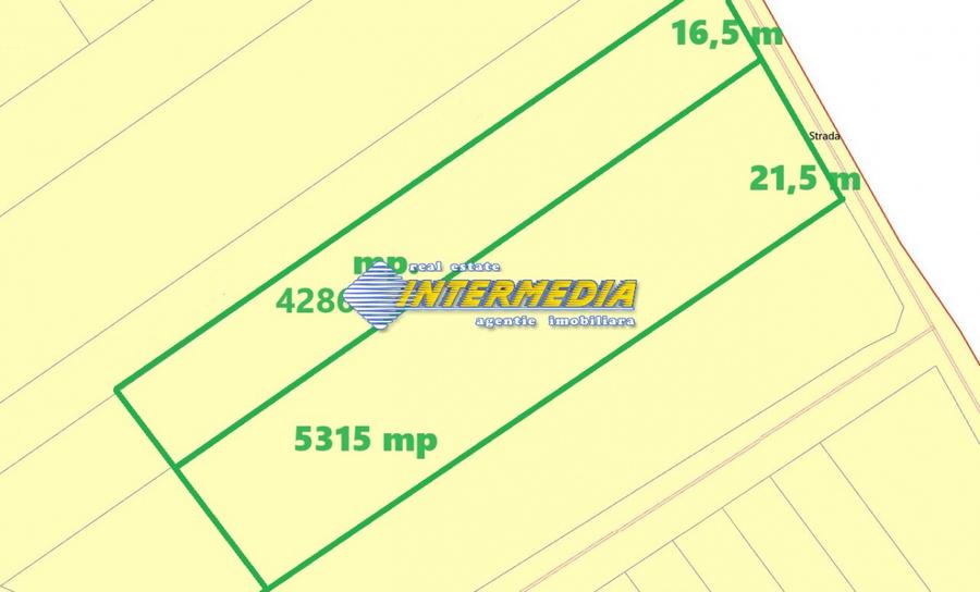 Vanzare 5315 mp Teren Intravilan Soseaua de Centura Alba aproape de autostrada