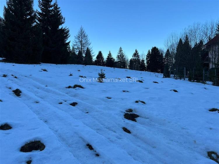 Teren 989 mp pentru investitie majora in Predeal | Deschidere la soseaua princip - 3