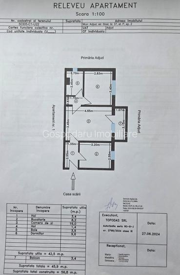 Apartament 2 camere parter imbunatatit mobilat Adjud - 1