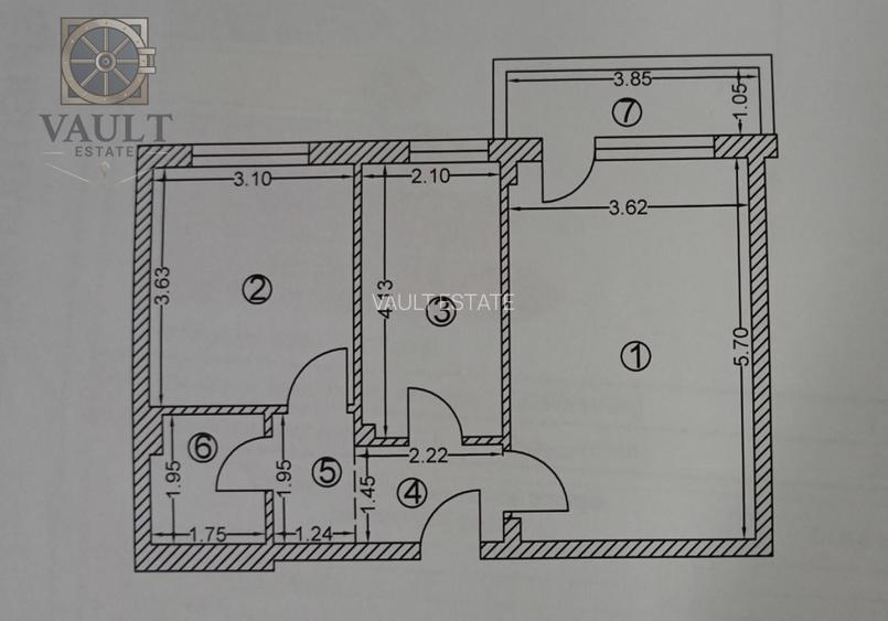 Apartament 2 camere - zona Theodor Pallady - 1