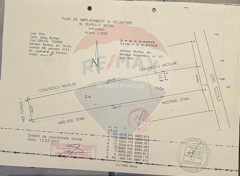 Teren 1495 mp Buftea Flamanzeni toate utilitatile - 5