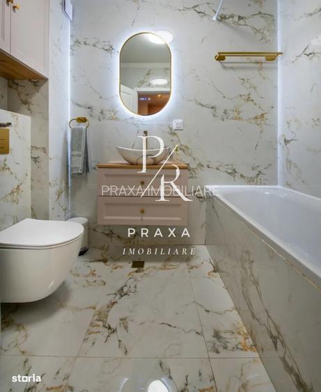 Apartament 3 camere, complet mobilat, terasa 31 mp, parcare, zona Vivo - Metro - 8