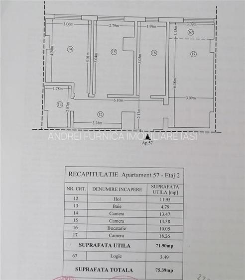 Apartament 3 camere zona CUG - 2