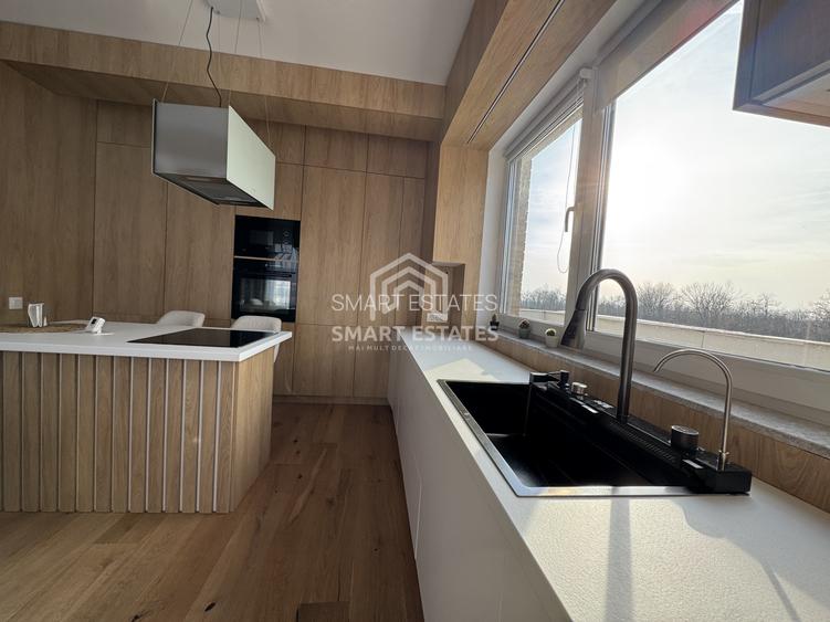 Penthouse - Duplex 4 camere de închiriat II 217 mp II 2 locuri parcare I Pipera - 11