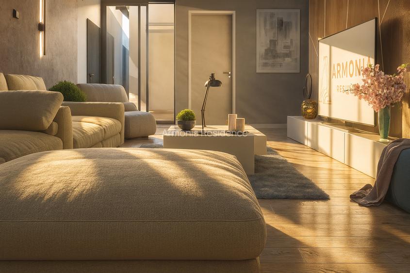 Apartament spațios 3 camere în Tractorul, balcon  de 13,03 mp– ARMONIA RESIDENCE - 17