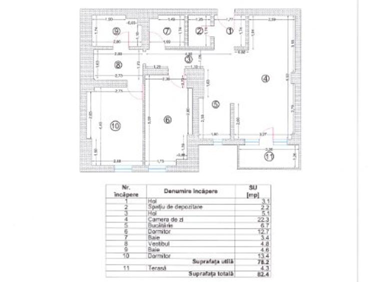 Apartament de 3 camere | Parcare inclusa | 78 MP | Sisesti - 6