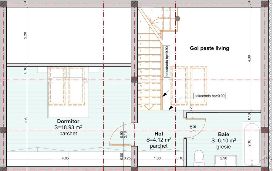 Giroc | Profi-Neptun | Apartament 3 camere cu scara interioara - 10