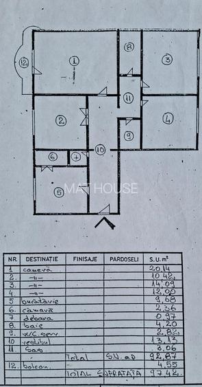 APARTAMENT 4 CAMERE 2/8  98 MP BL 1991 REABILITAT TERMIC  HOL L - 6