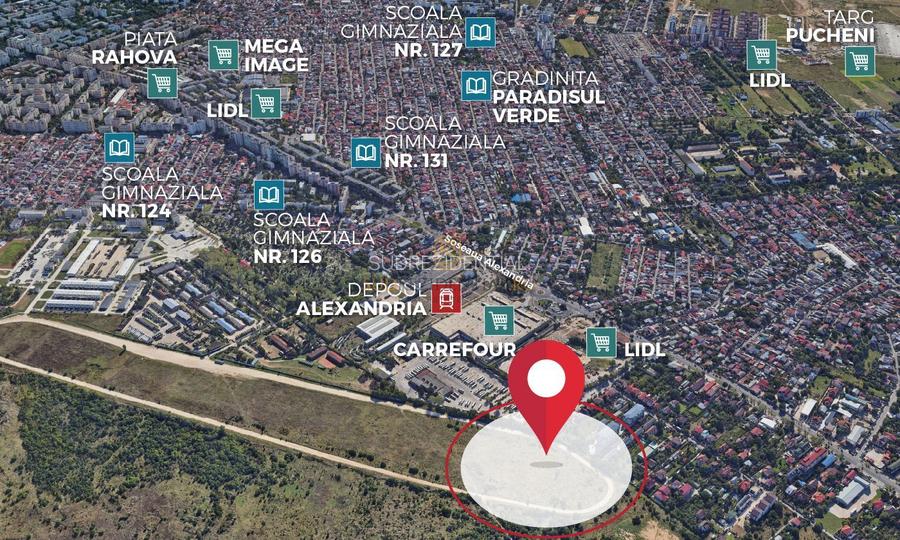 Teren cu autorizatie de constructie, 6226mp, Sos.Alexandriei, Sector 5 - 3