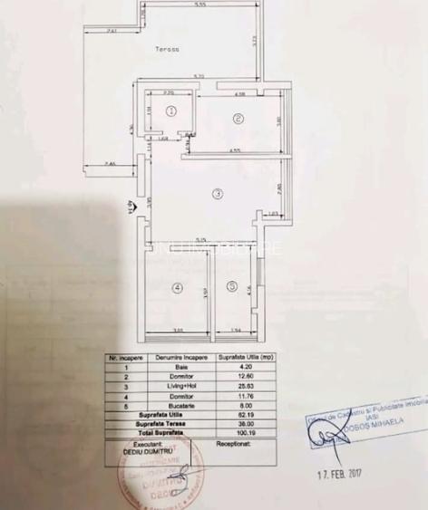 3 Camere 100mp Vedere Panoramica Moldova Mall - Popas Pacurari - Mobilat - Loc P - 3