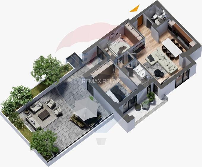 APARTAMENT CU 2 CAMERE - CUG - 0% COMISION - 15