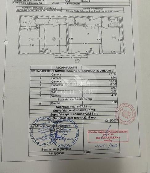 3 Camere metrou Bucur Obor- Bloc nou - 13