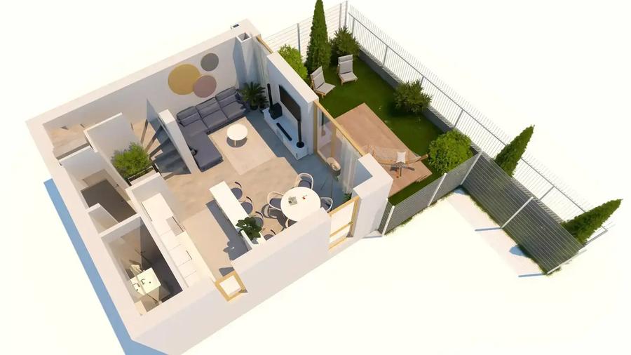 Townhouse 4 Camere Otopeni | Pret Corect | 135mp util