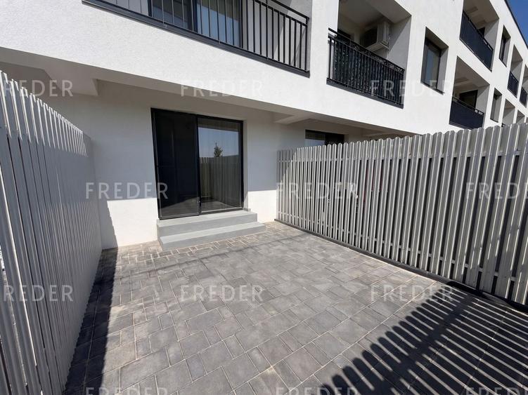 Apartament cu 2 camere de inchiriat cu terasa la parter in Tunari