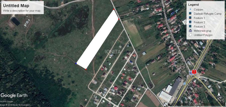Teren de vanzare  7.400mp Ciolpani -Intravilan 300m de la DN1 -STRADA ASFALTATA  - 2