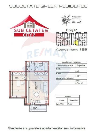 Apartament tip studio de vânzare în Sânpetru, Subcetate, intabulat - 9
