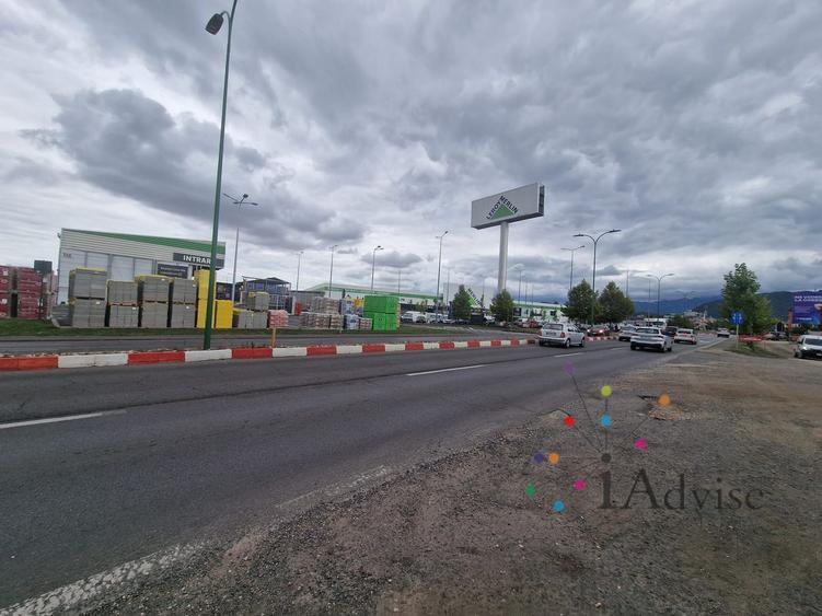 Teren de închiriat | 2.800 mp | Front 18 m la drum județean | Leroy Merlin