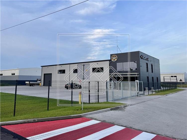 Hala industriala de inchiriat 528 mp, pe un teren de 2574mp| Acces TIR