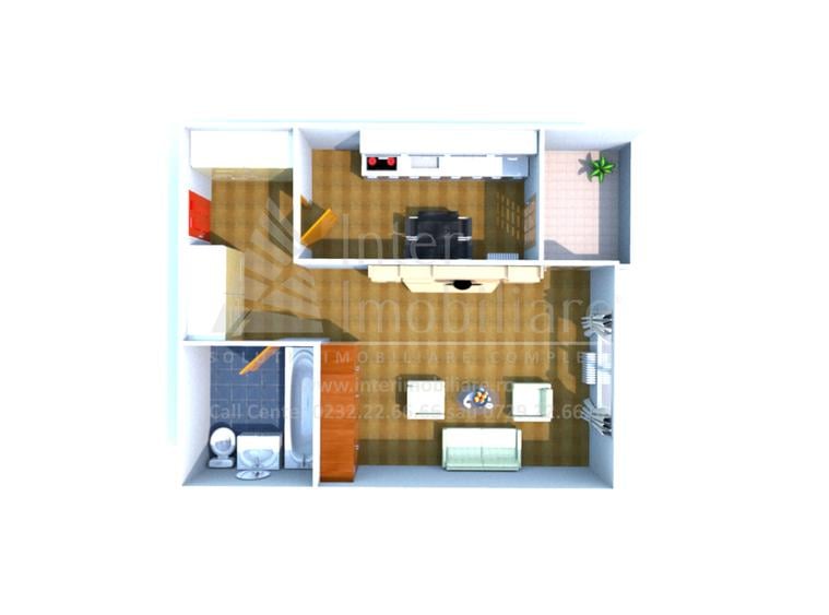 Apartament cu 1 camera Valea Adanca-Penny Market Cod:152003