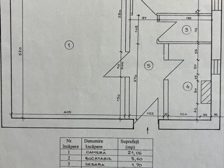 Închiriere Apartament 1 camere în Dristor