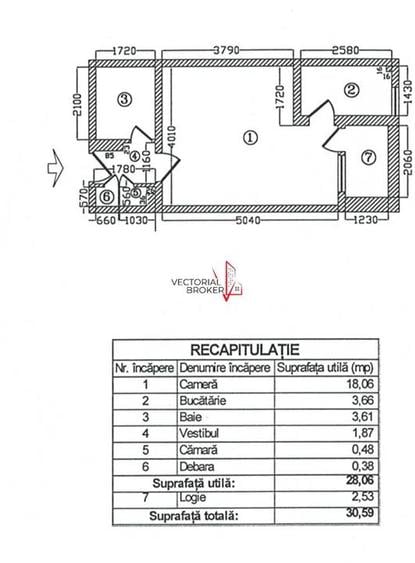 Garsoniera semidecomandata 3 la minute  metrou Iancului