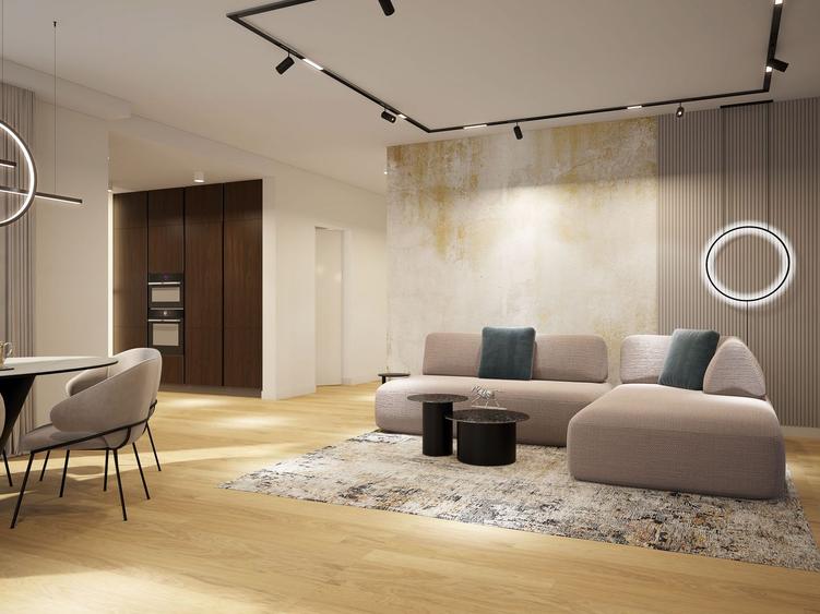 Apartament elegant Dorobanti cu terasa privata si design contemporan
