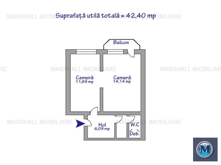 Spatiu birouri de inchiriat, zona Ultracentral, 40 mp #16629