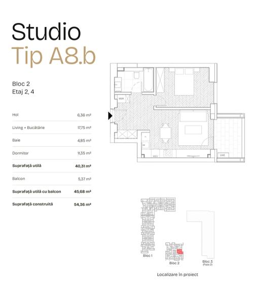 Apartament aproape de metrou in ansamblu rezidential nou - 1