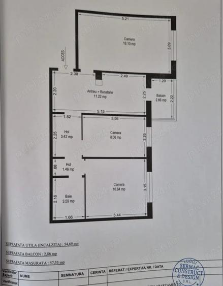 Aradului -Apartament 3 Camere