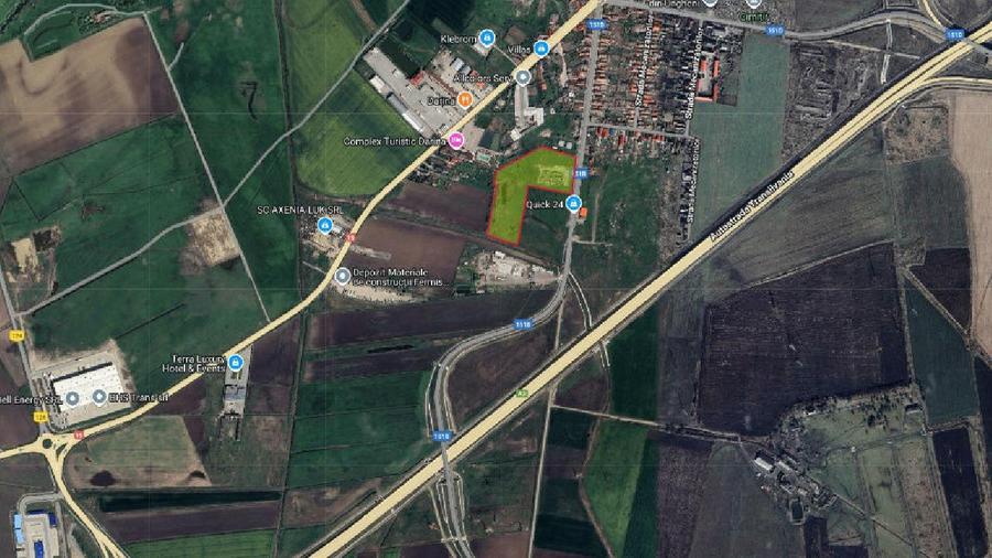Ungheni - Mures, Teren industrial  24,600 mp si Cladiri demolabile