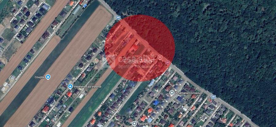 Breazu - Padurea Marzesti, 512 mp teren intravilan, 33ml deschidere - 2